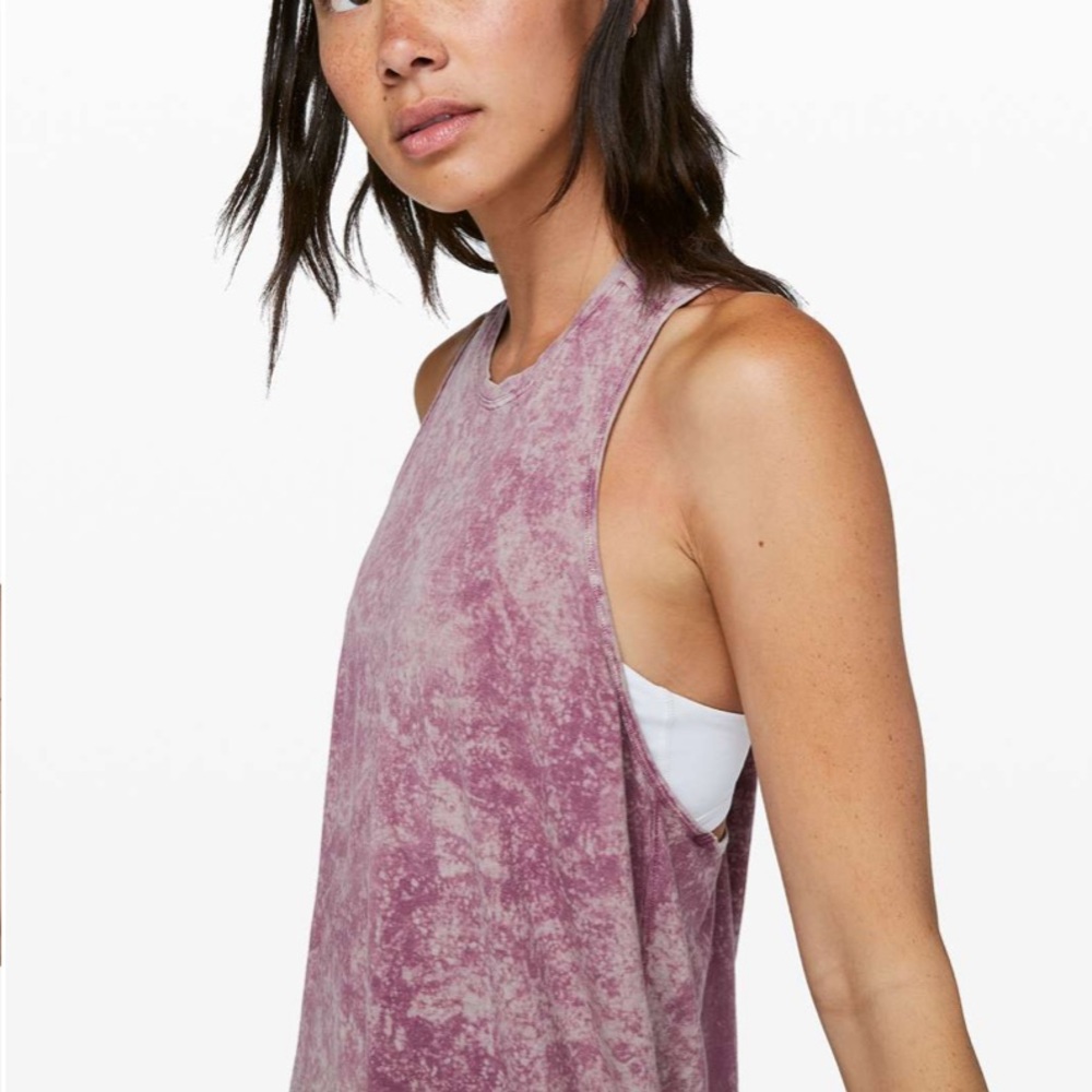lululemon athletica Women's Dusty Rose Mineral Wash Tank